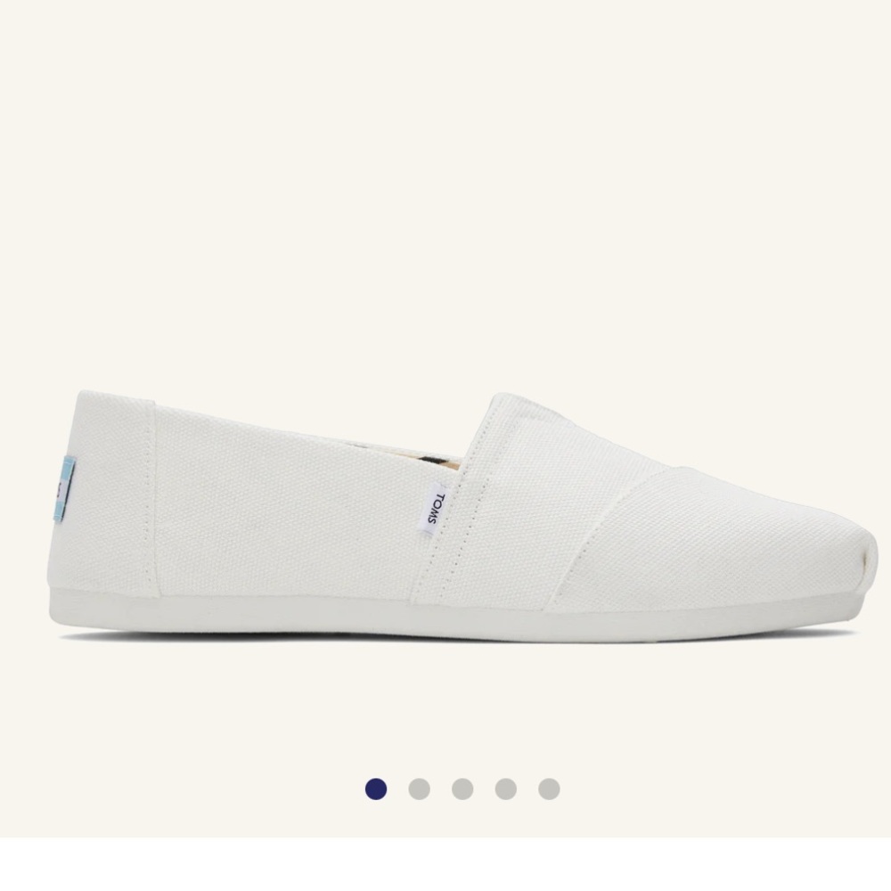 Tom's Women White Canvas 10